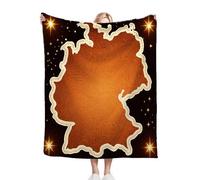 Dozrmey Coperta 240x260 cm Mappa, La Più Grande Coperta in Flanella per Letti Extra Large, Copre letti di grandi dimensioni e può essere utilizzata come coperta da picnic. D30