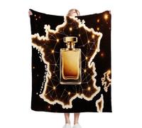 Dozrmey Coperta 240x260 cm Mappa, La Più Grande Coperta in Flanella per Letti Extra Large, Copre letti di grandi dimensioni e può essere utilizzata come coperta da picnic. D36