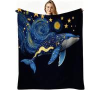 Dozrmey Coperta Matrimoniale, Balena Blu, 220x240 cm, AQ305