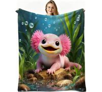 Dozrmey Coperta Piazza e Mezza, Animale Verde, 240x260 cm, AQ318