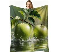 Dozrmey Coperta Piazza e Mezza, Frutta Verde, 240x260 cm, AQ12