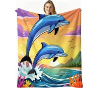Dozrmey Coperta Pile Singolo, Quadro Giallo, 150x200 cm, AQ5451 | Tessuto Flanella Soffice e Caldo, per Tutte le Stagioni, Voluminosa non si Deforma, per Casa e Viaggi, Lavabile in Lavatrice