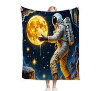 Dozrmey Coperta Versatile per Interni Astronauta, Dimensioni 180x200 cm, Superficie Morbida su Entrambi i Lati, Copertura Completa per Massimo Comfort, Resistente e lavabile N258