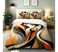 Dozrmey Copripiumino Singolo 150x200 Quadro Giallo, Set Copripiumino Singolo per Camera da Letto e Ospiti, Traspirante Copripiumini in Microfibra con Cerniera Invisibile e 2 Federe, AW8079