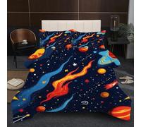 Dozrmey Piumino 200x200 cm | Motivi Colorati, Leggero 1.8 kg, Microfibra e 2 Federe, Calore senza Peso, perfetto per Tutto l'Anno, Comfort Leggero e Avvolgente,Stampa 3D Fronte-retro A4