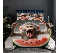 Dozrmey Piumino 240x260 | Anguria Rossa, Set con 2 Federe in Microfibra, Imbottitura in Cotone, Cotone 200 GSM, Perfetto per Famiglie con Bambini, Calore e Comfort Senza Confini Q144