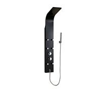 DP Bath A-92 Colonna Doccia Idromassaggio, Alluminio, Nero