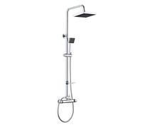 DP Bath RY - S002 + V002BEX Set Doccia con Rubinetto Termostatico, Estensibile