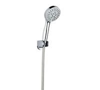 DP Bath Soffione Doccia RY-H213+ Supporto RY-P012 + Flessibile RY-S001, Argento