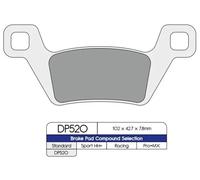 DP BRAKES DP520 BRAKE PAD SINTERED KYMCO MXU 700 I 4X4 T EPS OFFROAD 2024