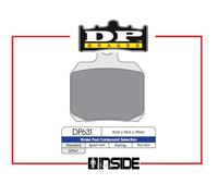 DP BRAKES DP631 PASTIGLIE FRENO POSTERIORI GILERA NEXUS 500 / IE 2009