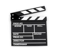 DP DESIGN® CIAK CINEMATOGRAFICO IN LEGNO CINEMA 27X30cm SET FILM SCENOGRAFIA PROFESSIONALE