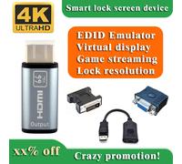 DP DVI VGA HDMI EDID Emulatore Adattatore Spina fittizia Display virtuale per extender/switch KVM/ricevitore AV/splitter video/VR