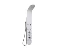 DP Grifería CH30025 Colonna idromassaggio Termostatica, Bianco