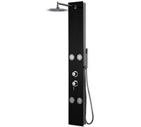 DP Griferia HID-0001 Colonna Doccia Idromassaggio, Nero