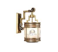 dP3sQ8mXjN Applique da parete Lampada da parete a forma di lanterna personalizzata decorativa for portico retrò in rame Apparecchio illuminazione for interni