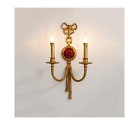 dP3sQ8mXjN Applique da parete Lampada da parete vintage interamente in rame, lussuosa lampada in decerato nel soggiorno della villa, nella camera letto, nello studio sul comodino