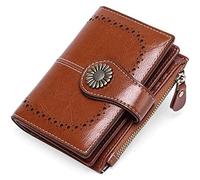 DPCDAN Porta Monete Mini portamonete multifunzione Portafogli in pelle da donna Moda femminile Sezione corta Studenti Business Portafoglio Patente di guida Viaggi Portacarte