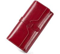 DPCDAN Porta Monete Portafogli antifurto Portafogli da donna lunghi in vera pelle da donna di lusso Portafoglio porta carte di credito da donna Portafoglio da donna Portacarte