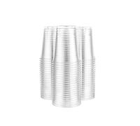 DPdantepellacani 100/1000 BICCHIERI PET Ultra Trasparenti Bicchiere usa e getta per acqua bibite birra drink cocktail MONOUSO ALTA QUALITA' 0,25 L 0,3 L 0,35 L 0,4 L 0,5 L 0,575 L (100, 250 ml)