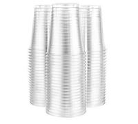 DPdantepellacani 100/1000 BICCHIERI PET Ultra Trasparenti Bicchiere usa e getta per acqua bibite birra drink cocktail MONOUSO ALTA QUALITA' 0,25 L 0,3 L 0,35 L 0,4 L 0,5 L 0,575 L (100, 575 ml)