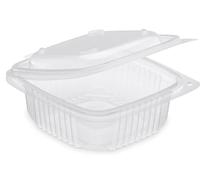 DPdantepellacani 50 Vaschette Contenitori PP Con Coperchio Unito Per Microonde Riutilizzabili per cibi Caldi o Freddi, caldo fino 120° congelamento fino -20° (375cc)