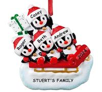 DPDP Palline di Natale Personalizzate con Nomi, Ornamenti Natalizi Personalizzati, Ornamenti per l'albero di Natale, Decorazioni per l'albero di Natale, idee regalo di Natale.