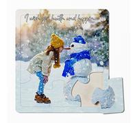 DPDP Puzzle personalizzati per bambini, puzzle personalizzati da foto, puzzle a stampa fotografica personalizzata da 10 pezzi, crea i tuoi puzzle con foto, Forma Rettangolare