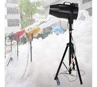 DPDZSW Cannone Schiuma Ad Alta Potenza 1000 W, Produzione di Schiuma 20 M³/Min, Spruzzo a Lungo Raggio 6 a 10 M, Lancia Bolle per Feste Estive in Piscina, Effetti Scenici,Plug-intype