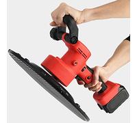 DPDZSW Frattazzo Elettrico per Calcestruzzo 1680W, Strumento per Lisciare Pareti in Cemento, Lucidatrice per Pareti,6 velocità Regolabili,per Intonaco,Muro di Cemento,1X2500MAH