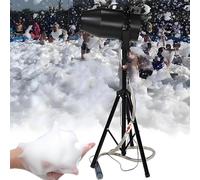 DPDZSW Macchina per Schiuma 1000 W per Feste All'aperto, Cannone a Schiuma, Distanza 6-10 M/Area 80 M, Angolo Regolabile, Effetto Scenico, per Feste E Compleanni di Bambini,Plug-intype