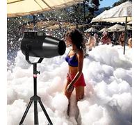 DPDZSW Macchina per Schiuma per Feste, Cannone per Schiuma Ad Alta Potenza 1000 W, Giocattoli Acquatici per Feste Estive in Piscina, Feste Compleanno Ed Eventi in Giardino,Plug-intype