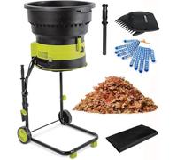 DPDZSW Trituratore Elettrico per Foglie,Biotrituratore per Compost Giardino 2500 W con 20 Fili Taglio,Biotrituratore Elettrico 8000 Giri/Min, per Pulizia del Giardino, Composting,60mPowerCord