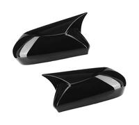 DPEDFVXVMR Calotta Specchietto per per Camry 9th 2024 2025 2026 Retrovisore Laterale Ala Specchio della Copertura della Cassa Trim in Fibra di Carbonio Nero(Black,Horn)