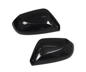 DPEDFVXVMR Calotta Specchietto per per Camry 9th 2024 2025 2026 Retrovisore Laterale Ala Specchio della Copertura della Cassa Trim in Fibra di Carbonio Nero(Carbon Fiber Look,No Horn)