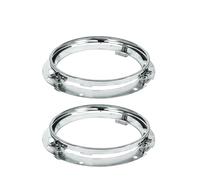 DPEDFVXVMR Faro Anteriore 2 Pezzi Per Fari Anteriori A LED Universali Per Auto Per Land Per Cruiser Da 7 Pollici H4 Hi-Lo Con Halo 4x4(2 pcs bracket Silver)