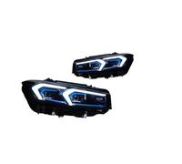 DPEDFVXVMR Faro Anteriore Per La Serie 3 G20 G28 2019-2021 2022 Faro LED Auto DRL Indicatore Direzione Abbagliante Lente Proiettore DRL Dorata Per LCI Paraurti(P White)