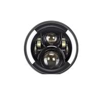 DPEDFVXVMR Gruppo Ottico Anteriore Per JK Per LJ Per CJ Per Hummer Per OffRoad 4x4 Auto 7 Pollici Led Faro Hi Low Beam H4 DRL Dot Faro 12V 24V Faro Anteriores(Army green)