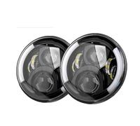 DPEDFVXVMR Gruppo Ottico Anteriore Per Land Per Rover Per Defender 90 110 12V Auto Led 7 Pollici Fari DRL Ambra Indicatori Di Direzione Occhi Luci Faro Anteriores(2pc 6Leds Side DRL)
