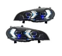 DPEDFVXVMR Gruppo Ottico Anteriore per X5 E70 2007-2010 2PCS Auto Fari A LED Sostituire allo Xeno DRL Indicatori Direzione Testa della Lampada OE No AFS Faro Anteriores