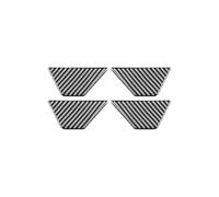 DPEDFVXVMR Modanatura Interna per A6 C8 2019-2021 2022 2023 Auto Porta Interna Ciotola Adesivo in Fibra di Carbonio Pannello Decorativo Copertura Trim Accessori Interni Listello Interno