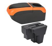 DPEDFVXVMR Scatola Bracciolo per KIA per Rio per LX per Cerato per STONIC per Sud per America Bracciolo per Auto Parte di Ricambio Scatola Portaoggetti Accessorio(Black Orange)