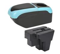 DPEDFVXVMR Scatola Bracciolo per KIA per Rio per LX per Cerato per STONIC per Sud per America Bracciolo per Auto Parte di Ricambio Scatola Portaoggetti Accessorio(Black Blue)