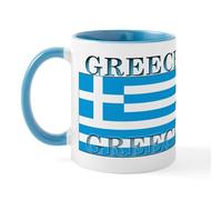 DPgUfPV Blinding White Buildings in Greece Mugs - Tazza da caffè in ceramica, 325 ml