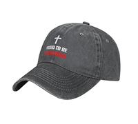 DPgUfPV Cappello da baseball con scritta "Proud to be Christian" per uomo e donna, cappello da cowboy, cappello da camionista, cappello da golf, cappello da pesca, nero, Rosa violaceo scuro, Taglia