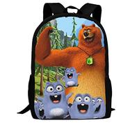 DPgUfPV Grizzy & the Lemming_s - Zaino per computer portatile, per studenti, viaggi, scuola, Colorato, 11"x6.3"x17"