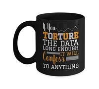 DPgUfPV Tazza da caffè con analista di dati, statistico, matematico, analisi, matematico, nerd, geek scienziato, tortura i dati