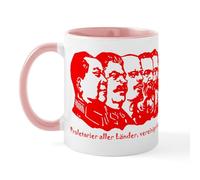 DPgUfPV Tazza da caffè in ceramica Mao, Stalin, Lenin, Engels, Marx, 325 ml