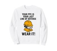 DPI è L'Ultima Linea di Difesa | Campagna di sensibilizzazione sulla Sicurezza Felpa