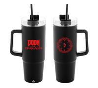DPI Merchandising Doom: The Dark Ages - Tazza termica con scudo nero/rosso